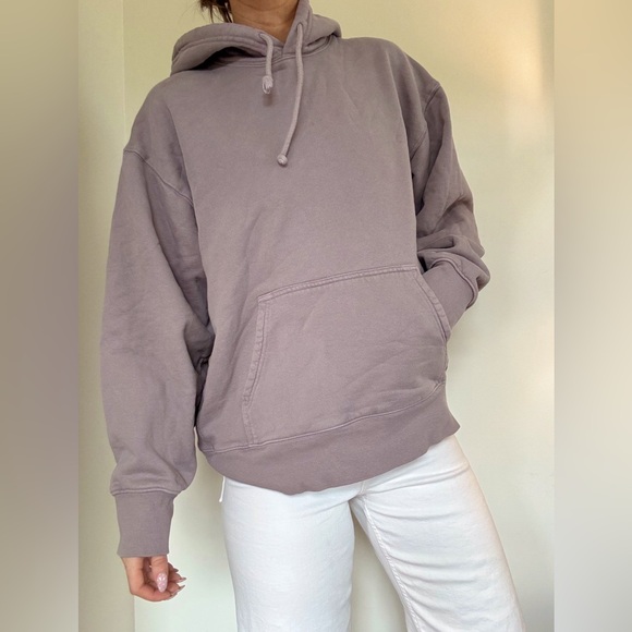 Aritzia Tops - Aritzia TNA cozy AF Boyfriend Fit Dusty purple Hoodie- S